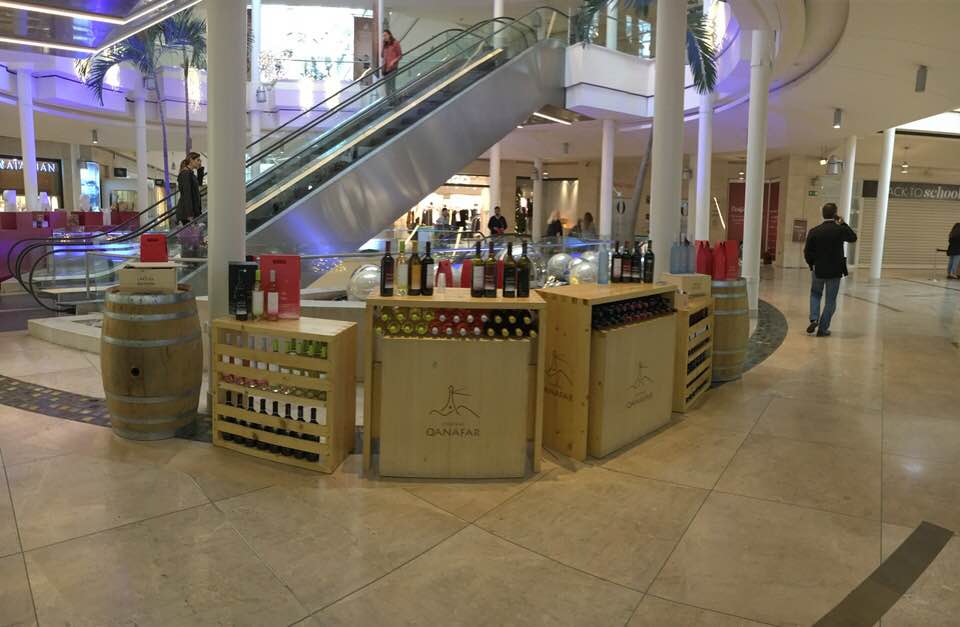 Our wines at ABC Ashrafieh Château Qanafar